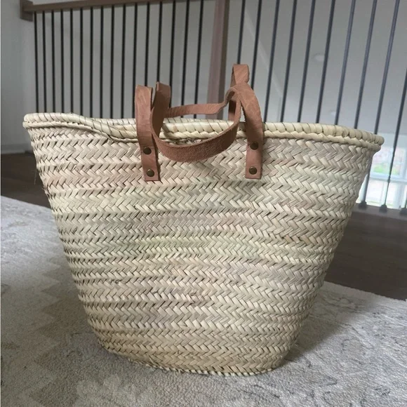 NEW Oversized Woven Beach Bag - Picture 2 of 9